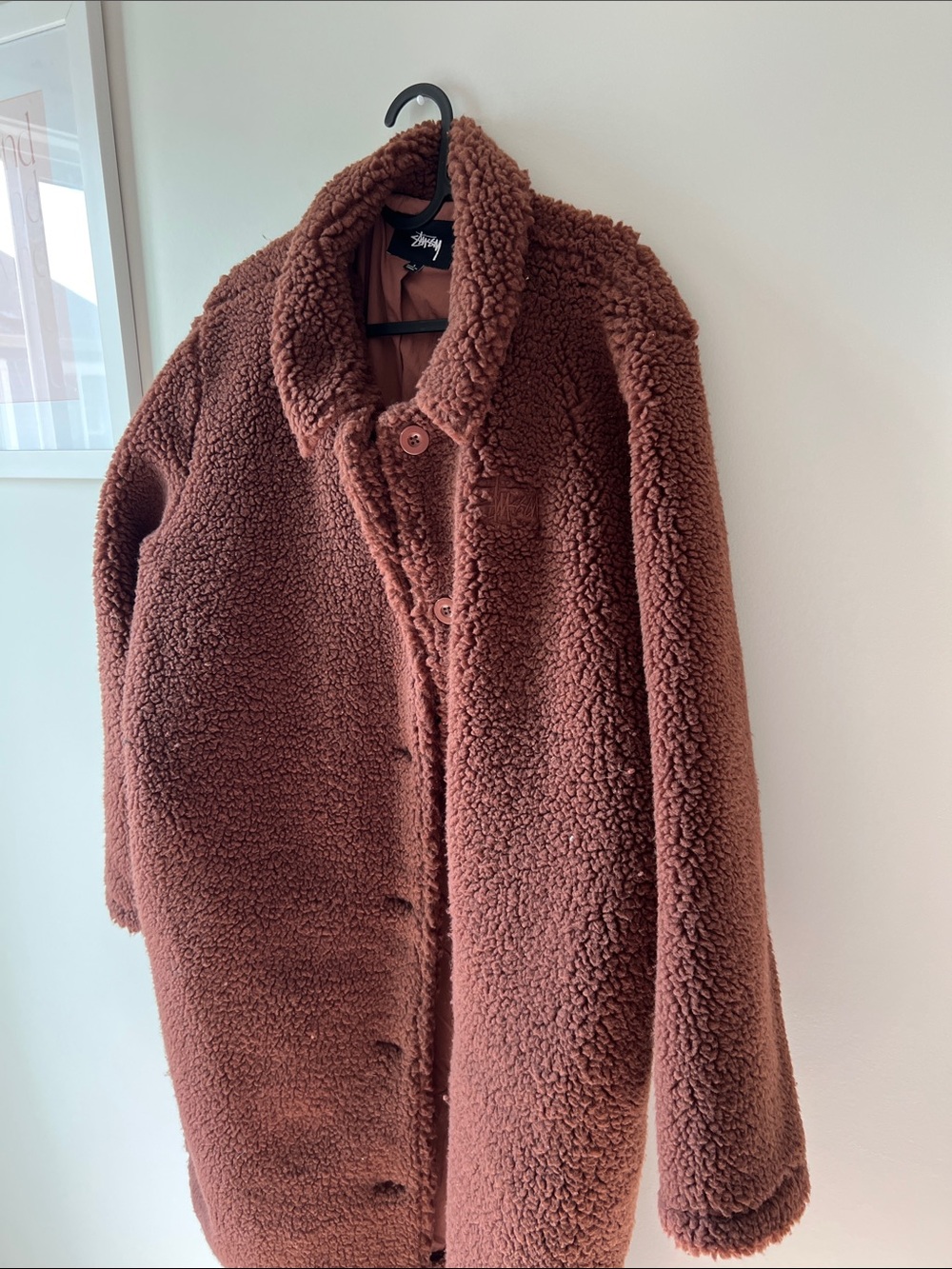 Stussy Brown Teddy Jacket